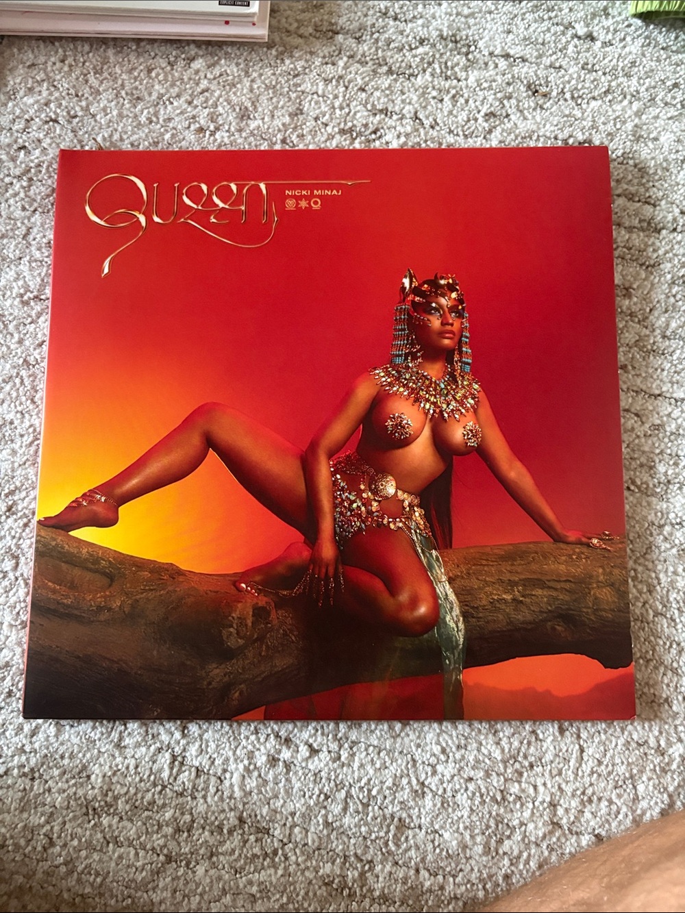 Nicki Minaj Vinyl Queen' Album ORANGE TRANSLUCENT VARIANT